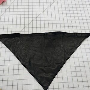 Motorcycle‎ Bandana Leather Collar for Large Dog Adjustable Closure